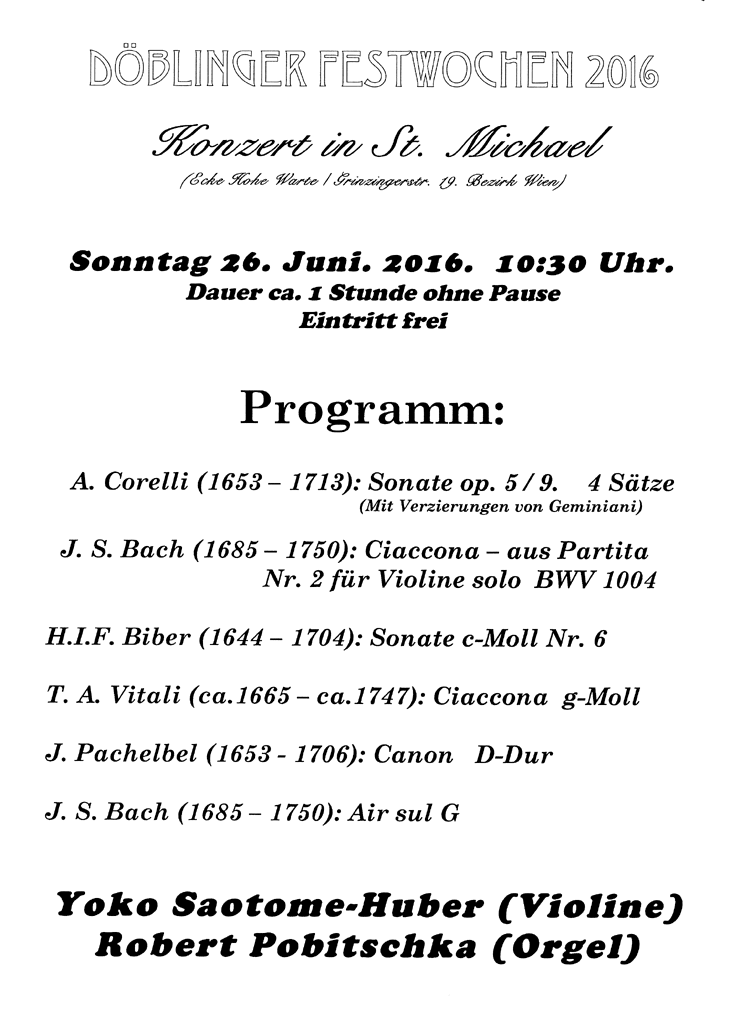 Dblinger Festwochen
